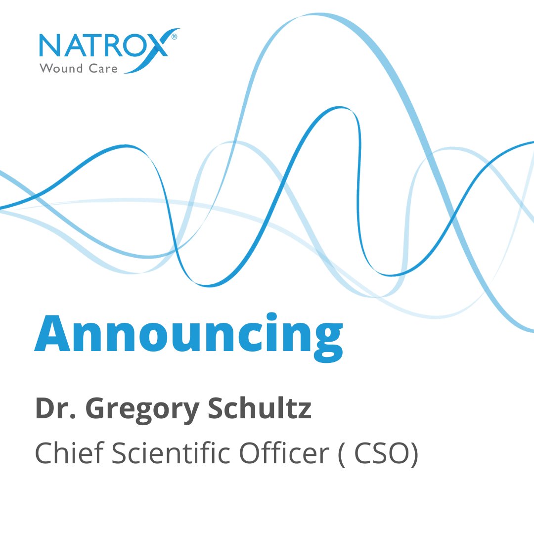 Natroxwoundcare's tweet photo. We're delighted to announce the appointment of globally recognized wound care and biofilm expert, Dr. Gregory Schultz, as Chief Scientific Officer (CSO).
Read the full story: https://t.co/VFFF1maFuh
#woundcare #woundhealing #innovation #natrox #newhire #team https://t.co/I5kX6DGVUk
