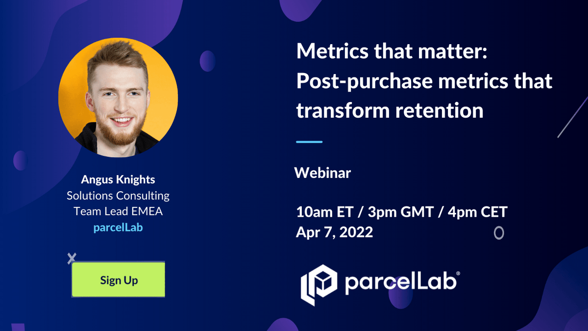 parcellab_en's tweet image. The post-purchase experience is so much more than branded emails and order status updates. Join Angus Knights today to uncover hidden ways to connect with customers after they&apos;ve clicked &apos;buy&apos;. 

bit.ly/36RnIv1

#PostPurchase #Retention #OperationsExperienceManagement