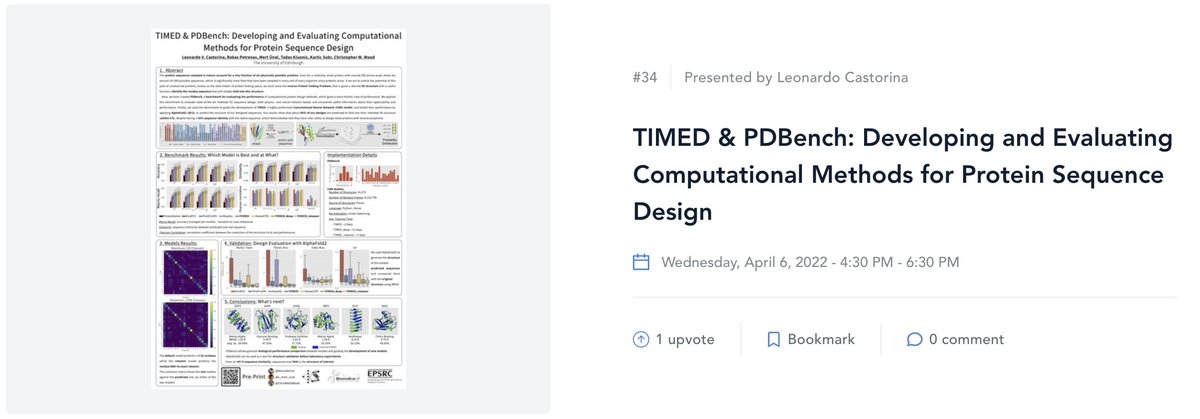 Excited to present our latest results <a href="/apfed2022/">APFED 2022</a>  on Machine Learning for Protein Sequence Design!