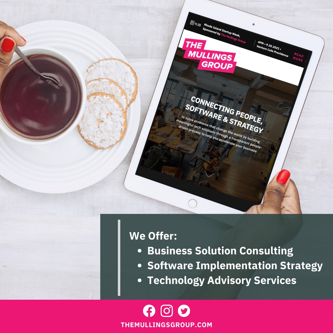 The Mullings Group is your tech development partner. Recycle your outdated technology and upgrade into the 21st Century today!

Funded and ready? Let’s dance!
bit.ly/tmgwwntk  

#tmg #themullingsgroup #uxdesign #softwaredevelopment #businesssoftware #technologyconsulting