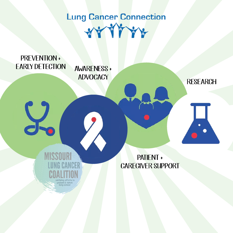 The #MissouriLungCancerCoalition is one of #LungCancerConnection's largest program areas. Two of our focus areas are now aligned with the coalition efforts: #LungCancerPrevention & #EarlyLungCancerDetection and #LungCancerAwareness & #LungCancerAdvocacy
molungcancercoalition.org