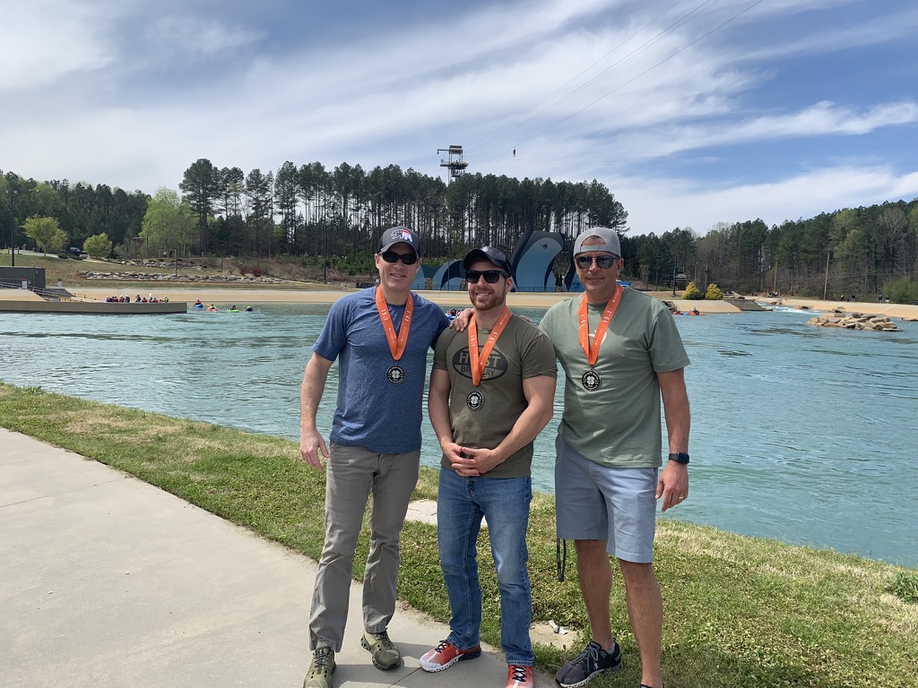 We'd like to wish a congratulations to our team who ran the U.S. National Whitewater Center New South Trail Half-Marathon this past Sunday. Way to go,  team! #withrove