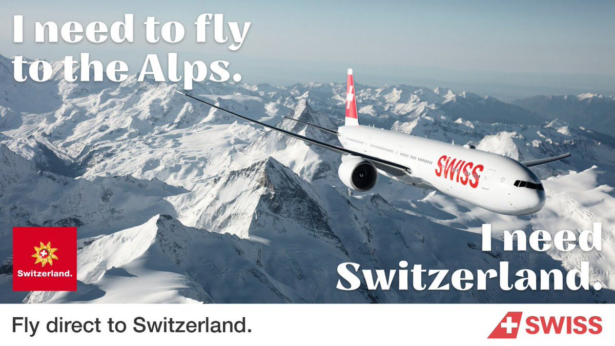 MySwitzerlandIN's tweet photo. Flying to the destination of your dreams is now easy! Fly direct with @FlySwiss: https://t.co/5I4XNjVPmH https://t.co/RJxnhPFkl0