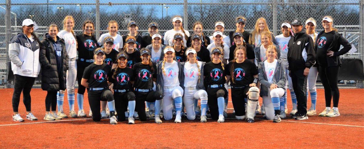 CoachC_OWLS's tweet photo. #owlsoftball played for something bigger than us. They battled and learned and will be back at on Thursday! @SFLSOFTBALL #FORAXL @starlegacyfdn 💙🤍💖 @coachkt53 https://t.co/OoLPm2qeZd