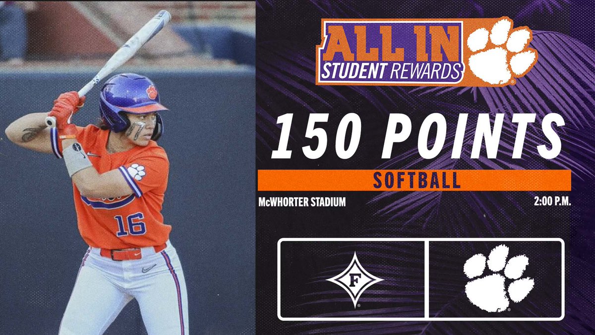 AllInRewards's tweet image. 🥎DOUBLE HEADER🥎

📍 McWhorter Stadium 
Game 1 
⏱2:00 pm

Game 2 
⏱4:00 pm 
#CUthere #Team3