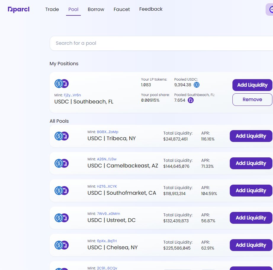 #ParclTestnet 
 #Parcl

Let's do it!