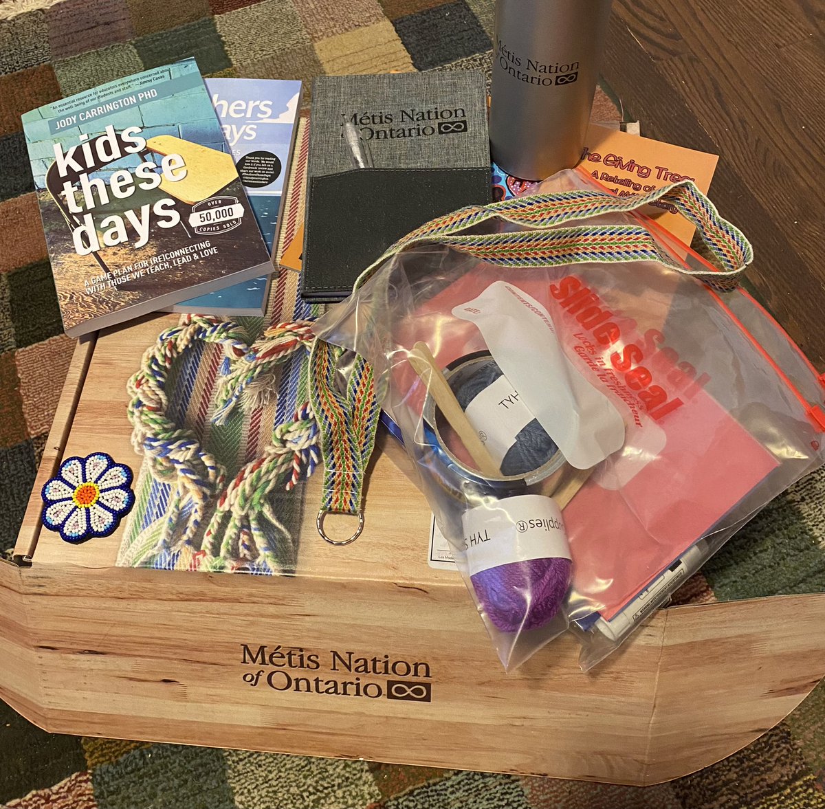 Incredibly grateful to settle into day 2 of learning, listening and hands-on experiences with <a href="/MetisNationON/">Métis Nation of Ontario</a> and EY educators across the province. #ELCC2022