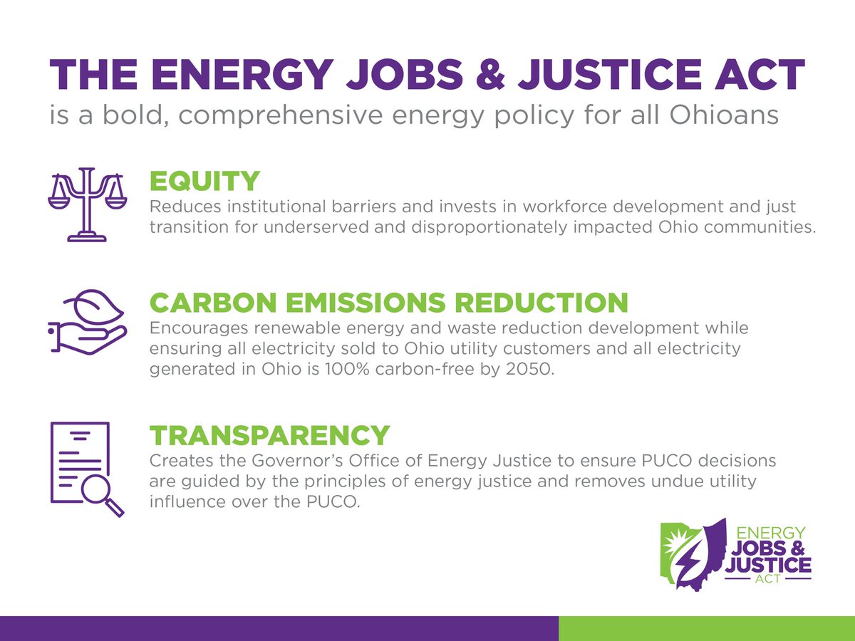 Juanita_Brent's tweet photo. #HB429 I support the Energy #JobsAndJustice Act because it is a bold, comprehensive energy policy 4 all Ohioans. #EJJA calls for clean energy growth, energy waste reduction, & curbing utility influence over policymaking & regulatory actions. Learn more at https://t.co/Z9Tqs1BYiJ https://t.co/mEylDO3biP