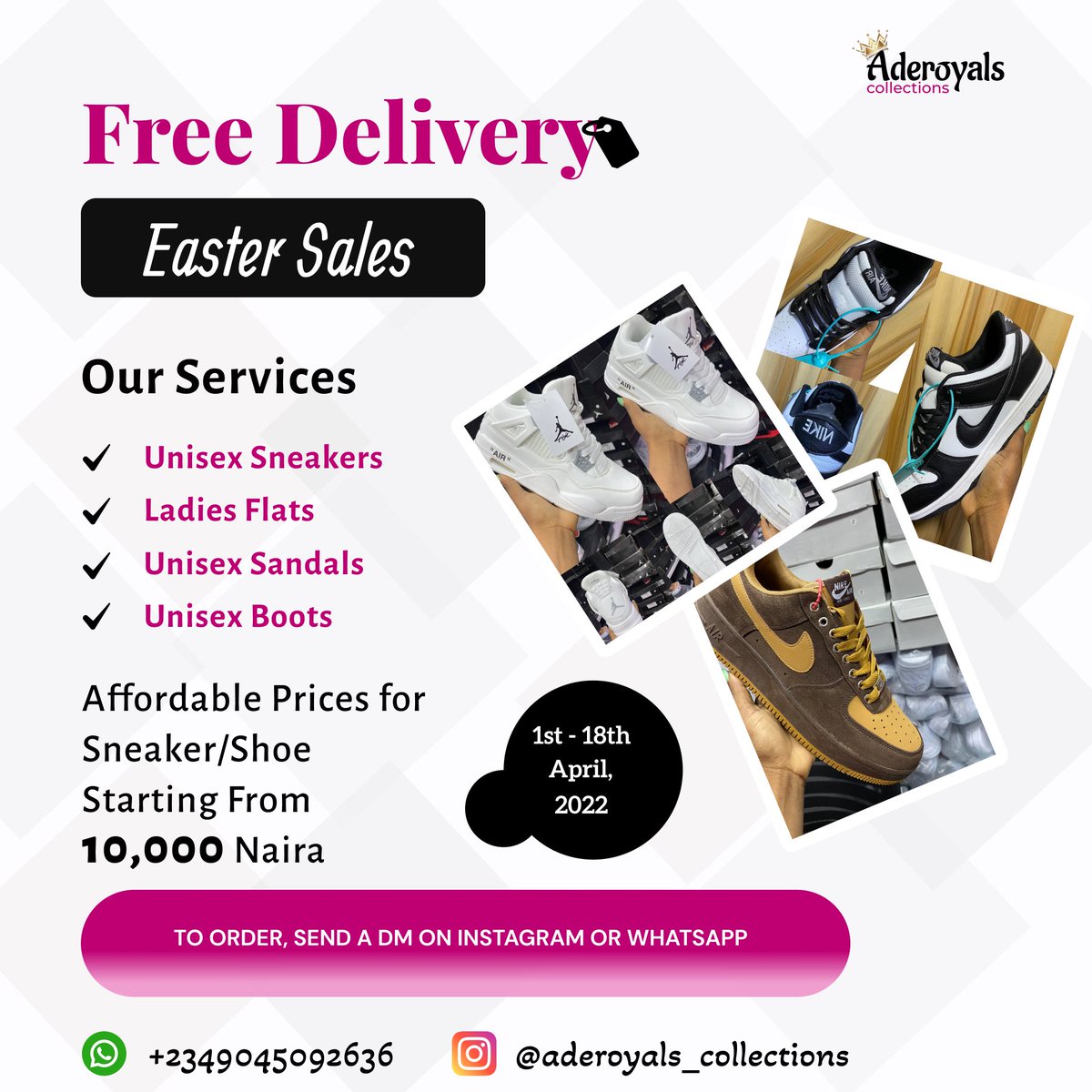 krissybella002's tweet photo. @433 FREE DELIVERY EASTER SALES 💃🏽
Visit Instagram page🙏🏼👇🏼
https://t.co/s2ZD3VXzej https://t.co/4FabFwYAAg