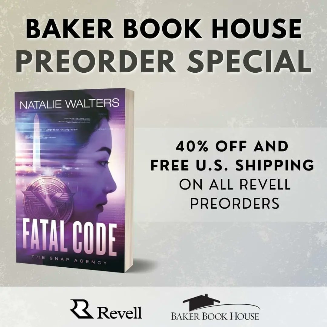 DGrandinetti's tweet photo. Kekoa’s story is a month away!⁠
⁠Ever since I closed the last page of the first book in @natwalterswrite's #TheSNAPAgency, I’ve been dying to read #FatalCode. The countdown is REAL!⁠
⁠
#nataliewalters #wrappedupinawaltersbook #amreading #christianfiction #romanticsuspense https://t.co/vavHKCPpFE