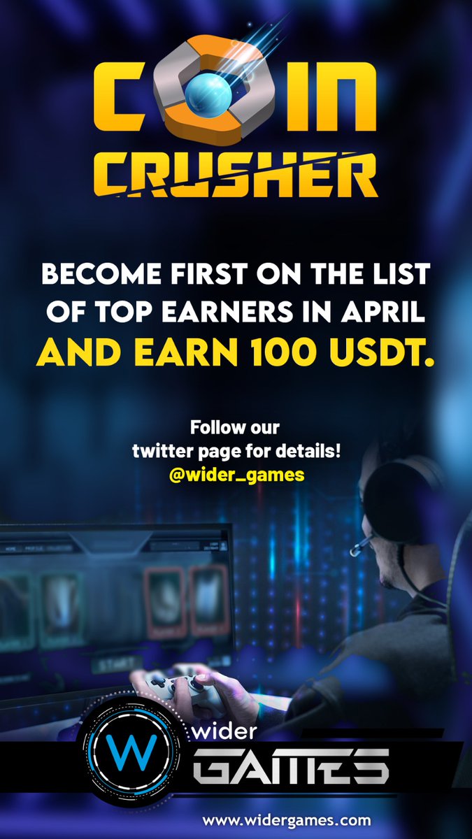 CoinWider's tweet photo. @wider_games 
🚀تابع صفحتنا على تويتر @wider_games, وفعل زر الإعجاب وإعادة التغريد

👉🏻شاركها مع اصدقائك ولنتفاعل معآ
🚀تابع صفحتنا على التلغرام
🚀اربح معنا بجوائز لحظية
🚀العب وفز بسهولة كبيرة
👏🏻العب مع coin crusher وكن مستعد للحصول على جوائز كبيرة
WİDERCOİN🎖️ https://t.co/MFiXYzegCN