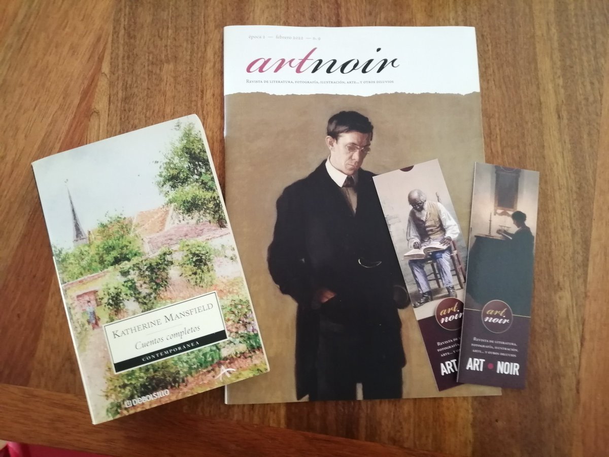 Ya en casa el premio que gané en vuestro sorteo, <a href="/ArtnoirR/">ArtNoir Revista</a>. El problema es que ahora no sé por dónde empezar. ¡Muchas gracias!