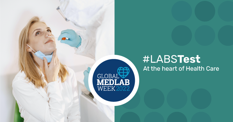 GMedLabWeek's tweet photo. #GlobalMedLabWeek an initiative of the IFCC, aimed at recognizing the work of laboratory professionals worldwide. This week we will meet the people behind the masks.
April 18-24
An initiative of the IFCC
#GlobalMedLabWeek
#MedLabsattheHeartofHealthCare
#LabsDiagnose
#LabsMonitor https://t.co/bPKwPl5QmO