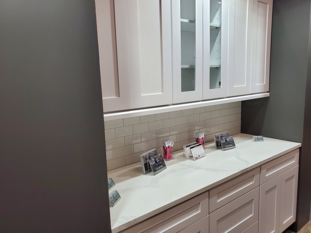 Getting ready for the Sarasota Bradenton Home Show! Looking forward to seeing you there! #srq #robartarena #kitchendesign #Cabinet #quinnscabinetsandstone