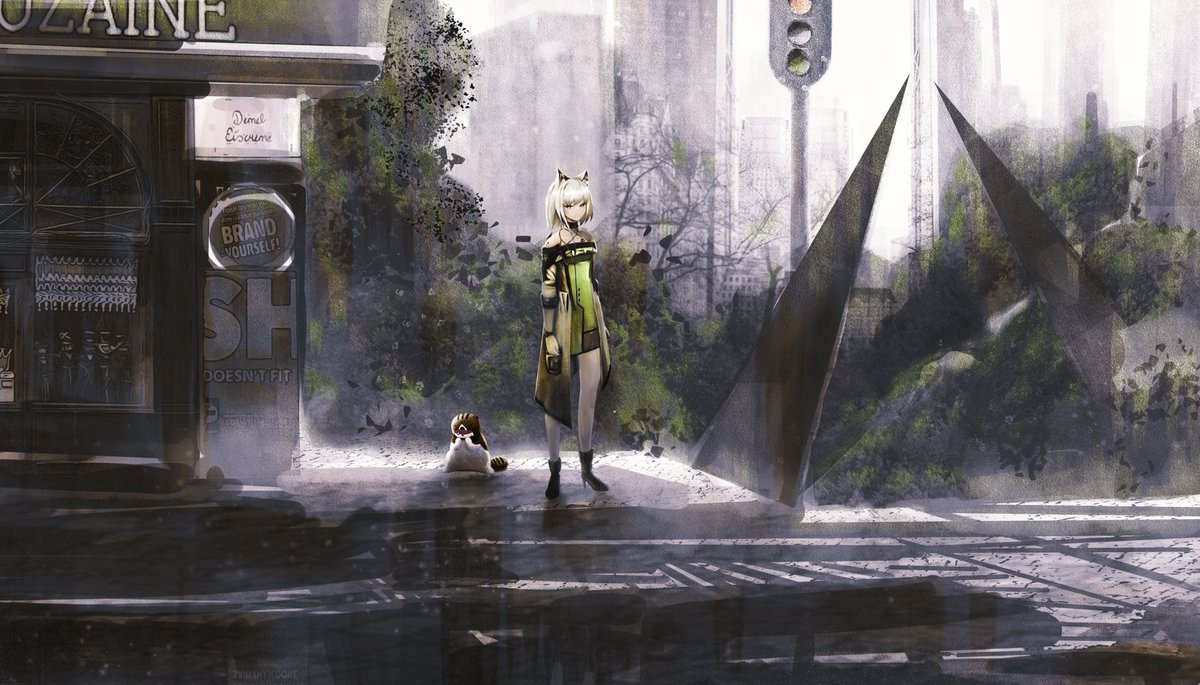 Kal'tsit &amp; Vicky(mycat) 🕹️

#アークナイツ #アークナイツ戦友募集 #ArknightsFanArt #ARKNIGHTS #明日方舟 #kaltsit #digitalart #illustration #イラスト #zoopillustration