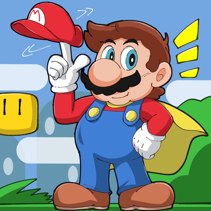 マントマリオのtwitterイラスト検索結果
