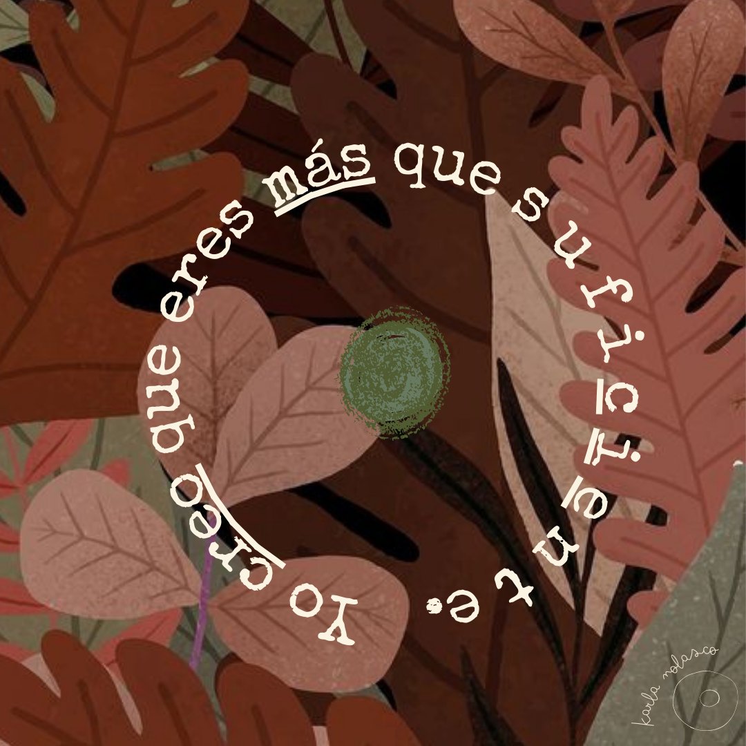 karlanolasco_'s tweet photo. | DÍA ☀ |

PARA MÍ:
Que no logren apreciar lo que «somos», no significa que seamos «menos».

#miercoles #espiritualidad #crecimientopersonal #cambio #disruptivo #motivacion #arte https://t.co/qOTZMcLFMw