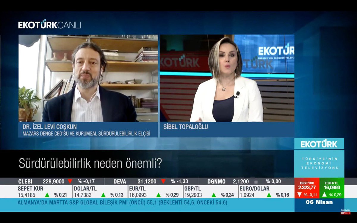 Kurumsal Sürdürülebilirlik Elçisi Dr. Izel Levi Coskun, gelecek kuşaklara yaşanabilir bir dünya bırakmak için <a href="/Ekoturktv/">EKOTÜRK</a> Yaşanabilir Dünya programında değerli paylaşımlarda bulundu. 

Yayını izlemek için; lnkd.in/djB_sy6Q

#sürekliliktensürdürülebilirliğe <a href="/izellevi/">izel levi coskun</a>