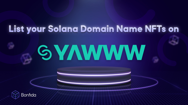 Excited to announce that <a href="/solana/">Solana</a> domain name NFTs now can be listed on @YawwwNFT 🎉

Learn how to wrap your domain name and treat it like an NFT 👇

bonfida.medium.com/tokenize-solan…
