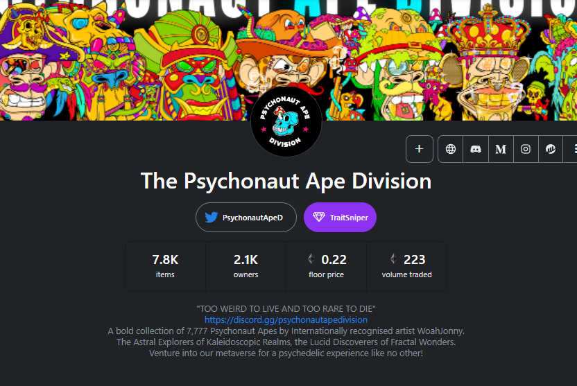 SprayAim's tweet photo. Reveal happening so soon. Can't wait🚨

Just look at that FP rising🤯👀

@Psychonautaped @WoahJonny

The community and art for this project are amzing. together this is for sure one of the next blue chip projects out there

#nftart #bluechip #NFTProject #NFTartist #ETH #Ethereum https://t.co/RUUH4DxEcY