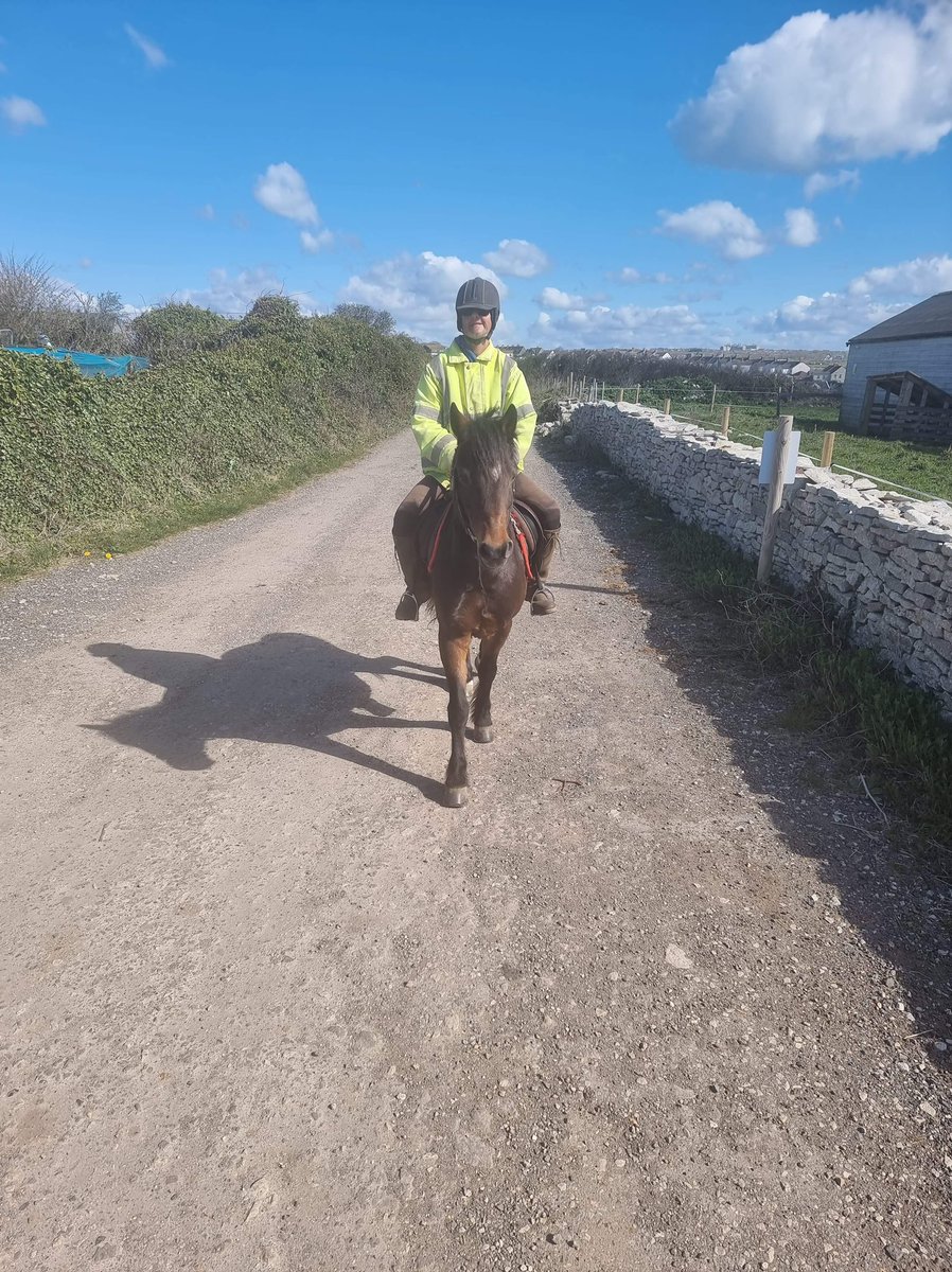 One day I’m gonna take Pepe out for a little ride on my own and have a cheeky little canter