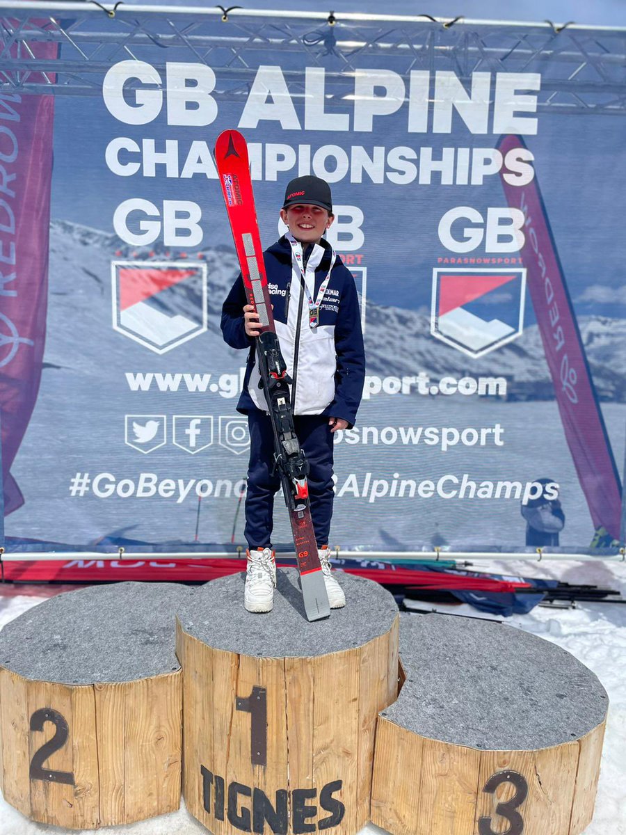 Great result for Seb Anthony- from Form 1 - the British U12 GS Champion! Massive congratulations!