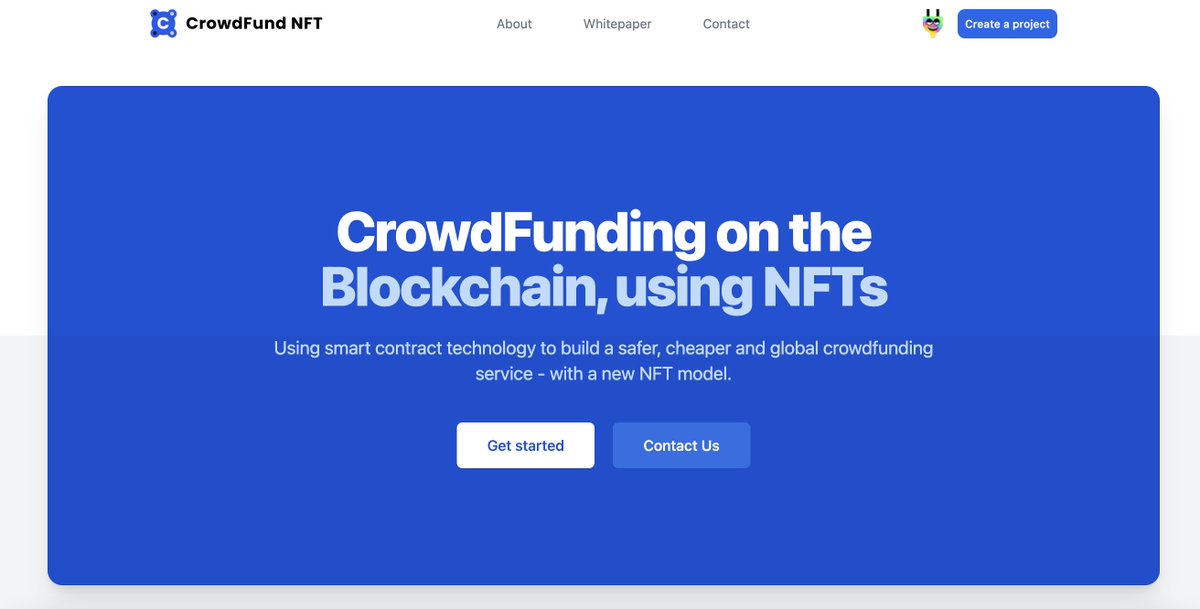 funded_app's tweet photo. ✍️🌈The design of @crowdfundnft is evolving: we have entirely remodelled our 'about page' - go and have a look ! 

👉 Also, you can now access our platform via this redirection link: https://t.co/6JJvHjTSPz https://t.co/FQhV0A2xy0