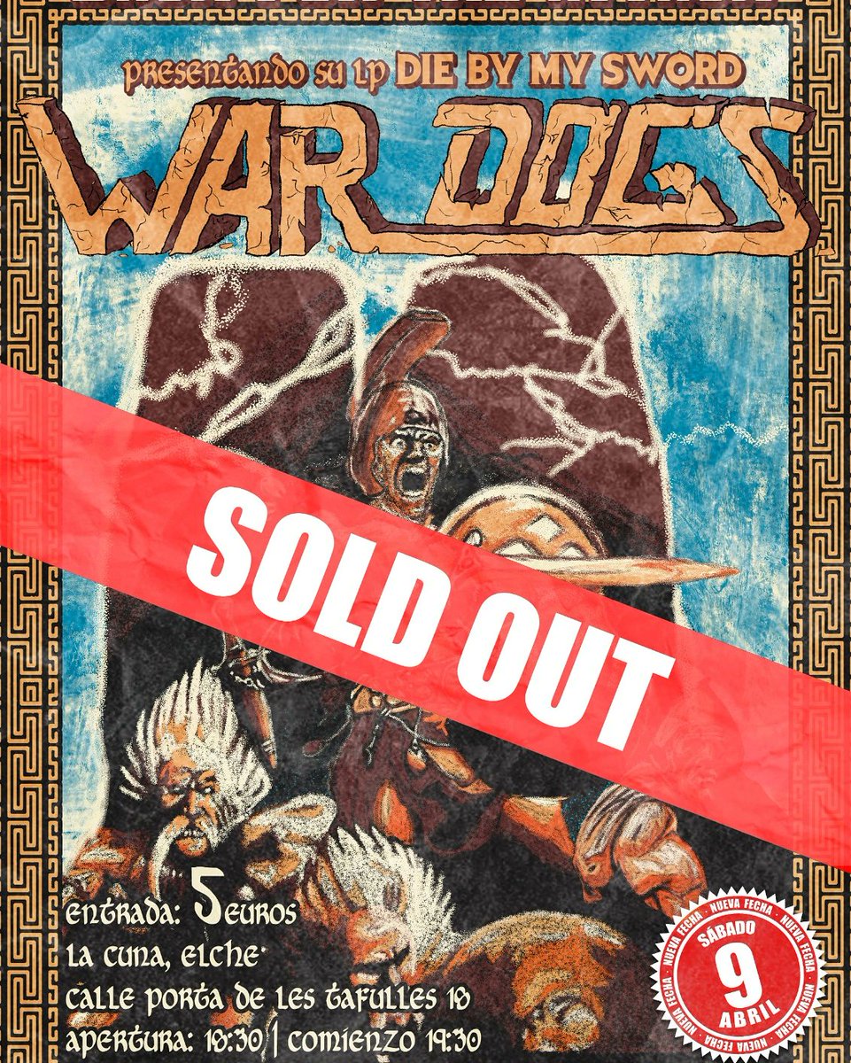 ¡SOLD OUT!

Muchas gracias a todos por la enorme respuesta que ha tenido nuestro concierto del sábado. Hemos vendido todas las entradas en un tiempo récord.

Os vemos a todos allí! 💪