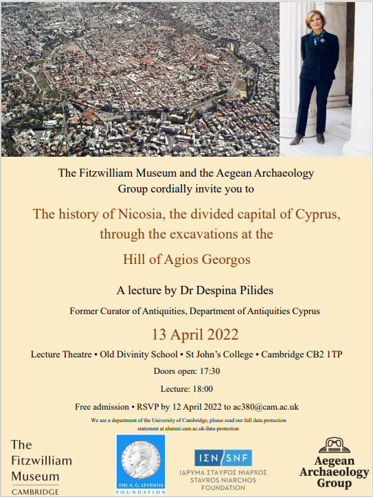 The Fitz and @AegeanArchCam invite you to join us for a special lecture on the theme of our #BeingAnIslanderProject at Old Divinity School @stjohnscam on Wednesday 13 April. 

Further details and RSVP information below  ⬇