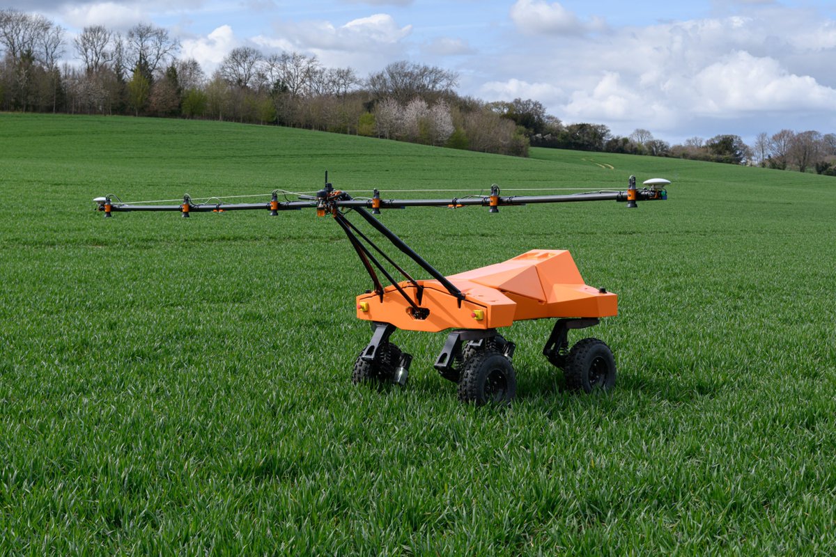 WorldlyHQ's tweet photo. Future of farming: driverless tractors, ag robots https://t.co/S6YpaffonM