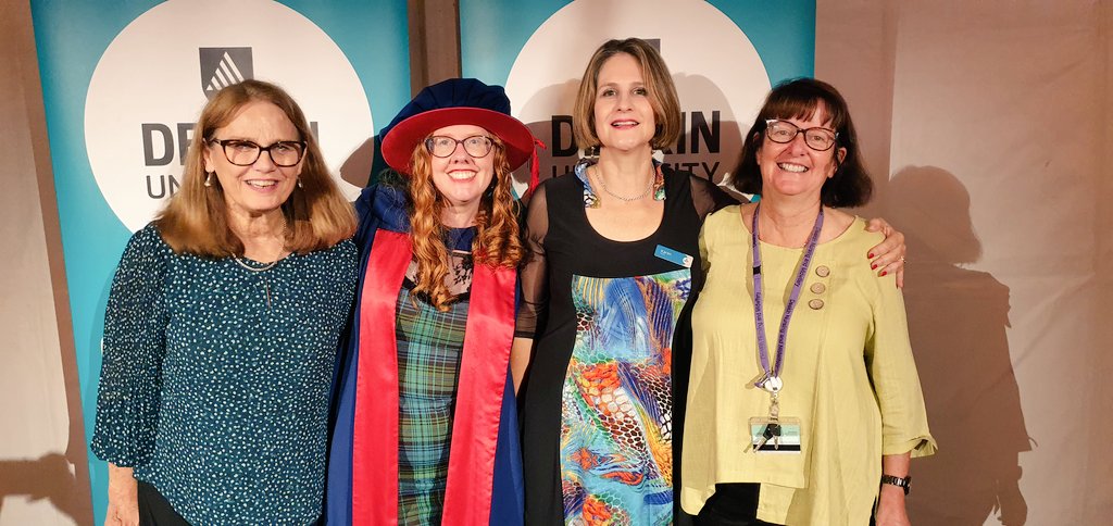 leanne_mullan's tweet photo. So blessed to have done this journey with powerhouse women by my side. Dr Mullan in the house - thanks to the incredible, inspirational and beautifully kind @BodilRasmussen4 @karenwynter1 &amp; andreadriscoll. https://t.co/esg6zVFcmq