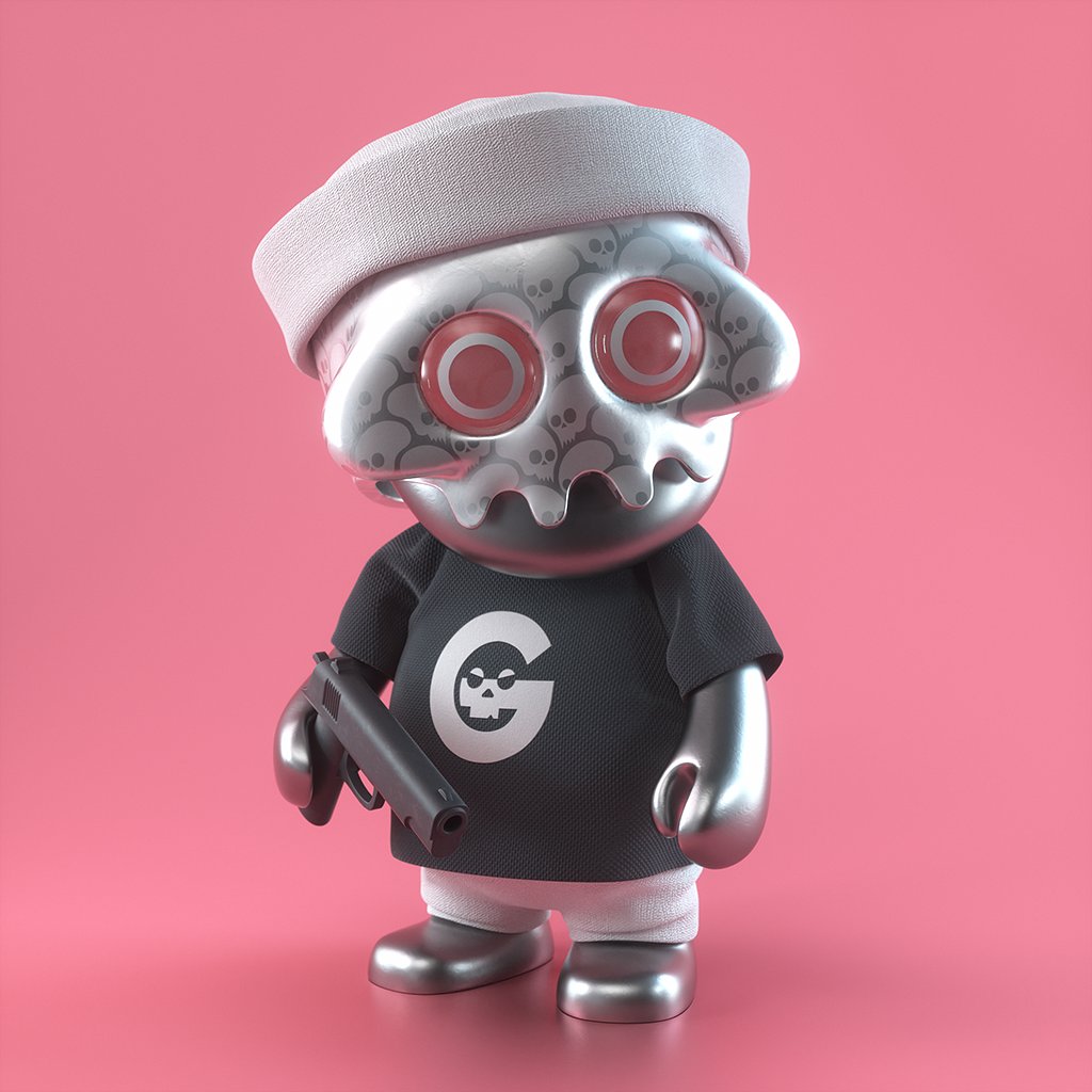 Fergbag's tweet photo. Loving this minimalist Jack specimen. The subtle specimen deco is no accident. Yes, they are applied at random, however @Stretchedwiener did an amazing job at dialing the right contrast within #dripengine so that the patterns don't overpower the underlying color.
#notafkntoy π§ https://t.co/9h3bVNjB7d