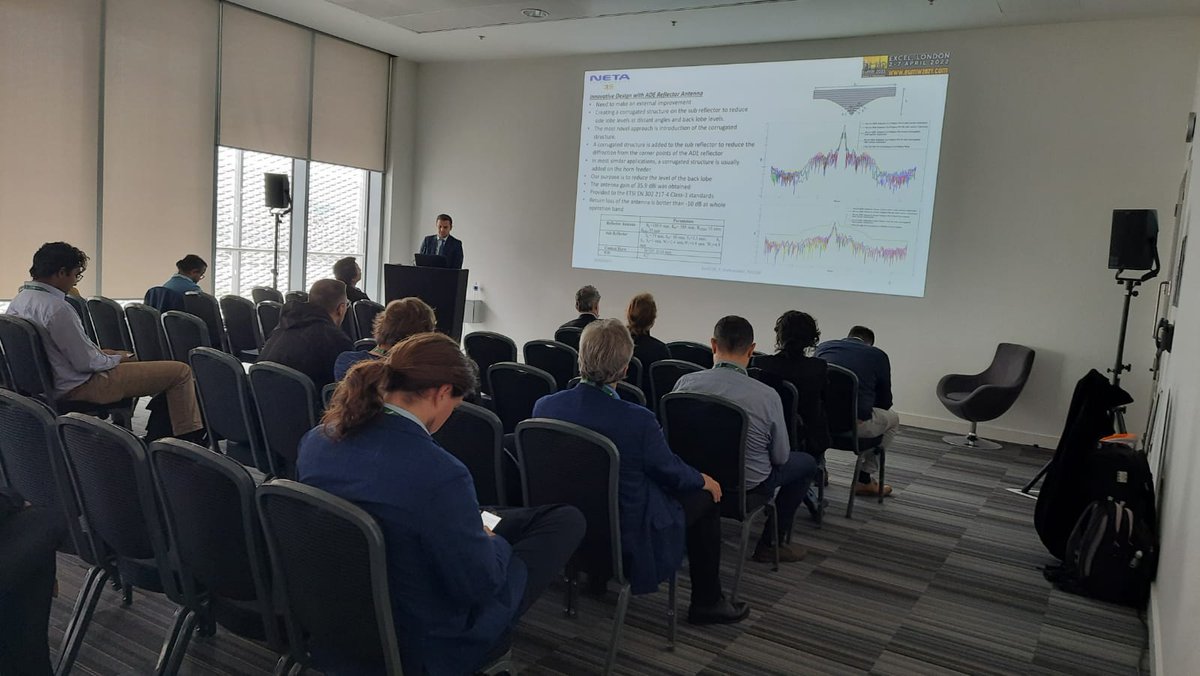 netacoms's tweet photo. Londra da gerçekleşen European Microwave Week 2021 (EuMW2021) konferansında paper sunumumuzu gerçekleştirdik.

We presented our paper at European Microwave Week (EuMW2021) conference in Londan.

#neta #netacoms #netacommunicatios #antenna #londra #eumw2021 https://t.co/htcR4Pvj4K