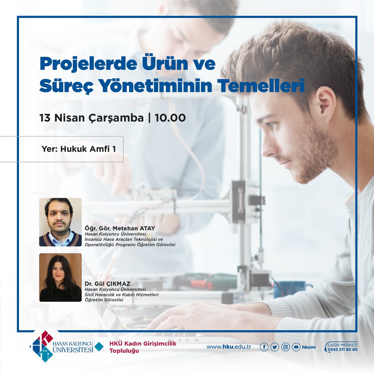 Projelerde ürün geliştirirken nelere dikkat etmeliyiz? 
Ürün geliştirmek istiyorum ama süreç nasıl?

Ürün Geliştirme ve Süreç Yönetiminin Temelleri hakkında konuşacağımız etkinliğimize tüm öğrenci arkadaşlarımızı ve hocalarımızı bekleriz

<a href="/hkunv/">Hasan Kalyoncu Üniv</a> <a href="/TurkayDereli/">Türkay Dereli</a> <a href="/hku_myo/">Hasan Kalyoncu Üniversitesi Meslek Yüksekokulu</a> <a href="/HkuKagit/">HKÜ KAGİT</a>