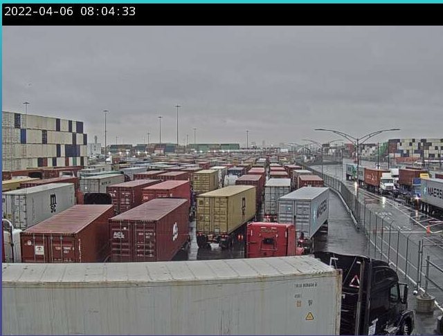 BiStateMC's tweet photo. Sent to me this AM: these drivers are looking at 4 hrs just to return an empty because this terminal is the only return location for @MSCCargo. Conditions like this hinder our ability to move containers for ALL ocean carriers--THIS is why we need #OSRA22 & billing reform @FMC https://t.co/jFVZNyssva