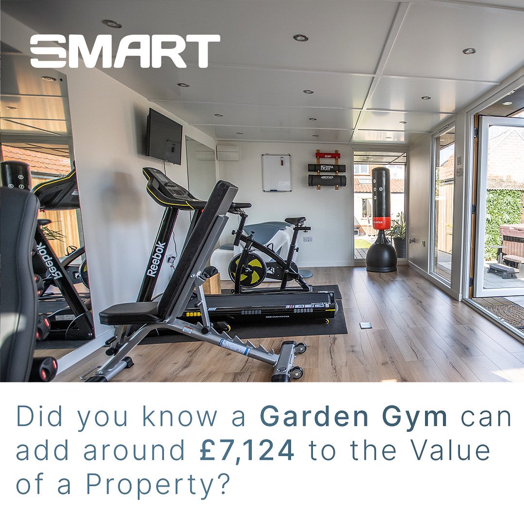 Invest in a garden gym today, save on a gym memberships, and add value to your property! 

smartgardenoffices.co.uk

#workout #homegym #gymmotivation #homeworkout #gardenideas #gardenrooms #gardenoffices #GardeningTwitter #garden #officepod