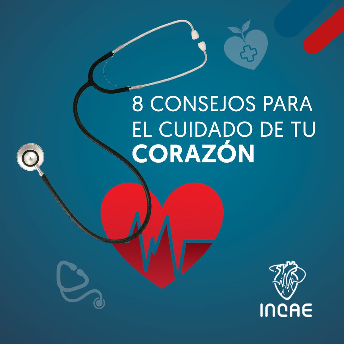 incaerd's tweet photo. -Duerme bien
-Come sano
-Pon freno al estrés
-Ojo con el colesterol
-Controla tú  tensión
-Mantente activo
-No fumes

El chequeo preventivo te dará por resultado una vida cardiovascular saludable. llámanos 809-807-0015

#INCAE  #CuidatuSalud #ZonaOriental #SantoDomingoEste https://t.co/nKj00BczHD