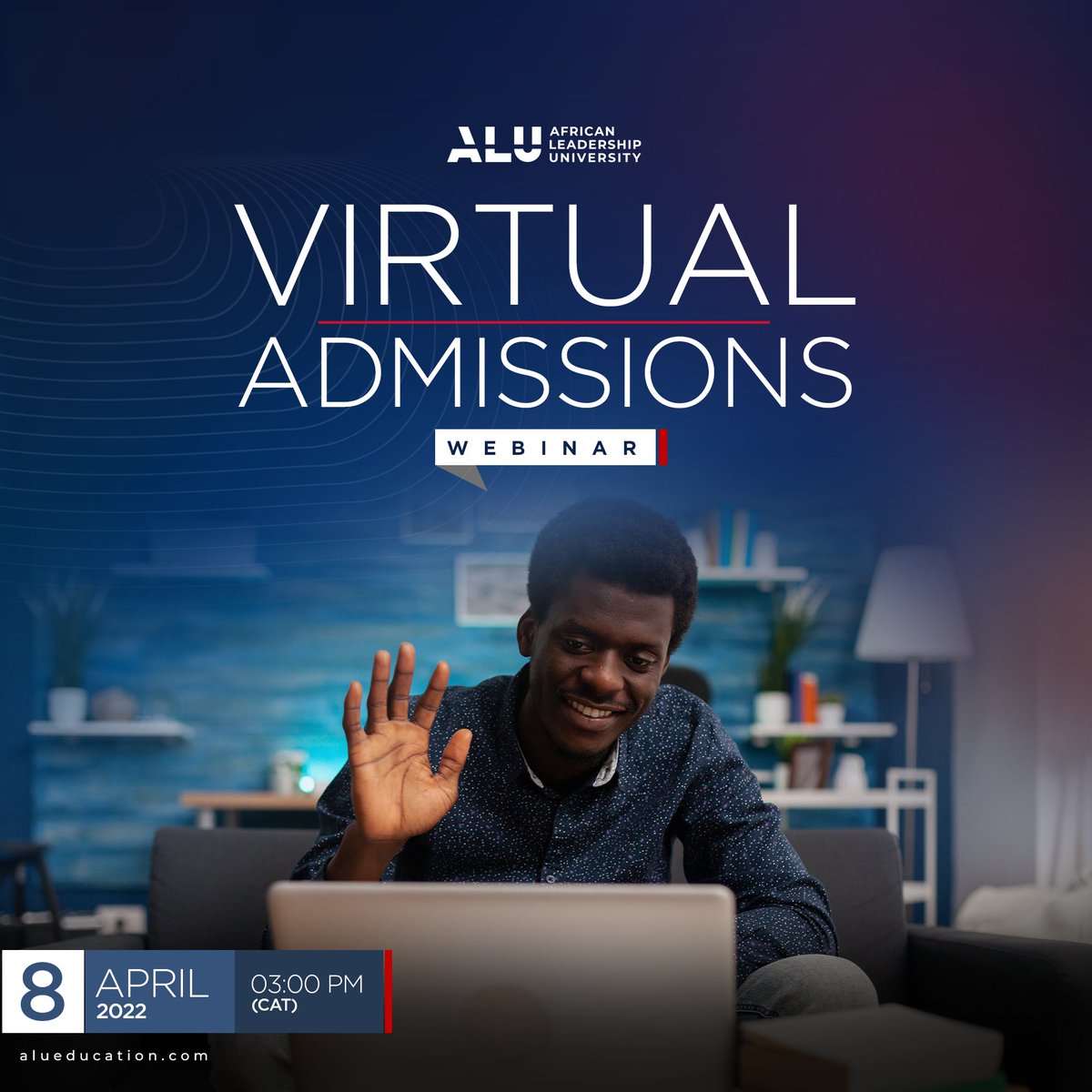 alueducation's tweet photo. We are delighted to invite you to the ALU Virtual Admissions Webinar happening on 8th April 2022, 3 PM CAT run by the ALU Admissions team.
Register today - https://t.co/ccSPQwsSDt
#TransformationalLeaders #StudyAtALU https://t.co/s568tVO9Xb