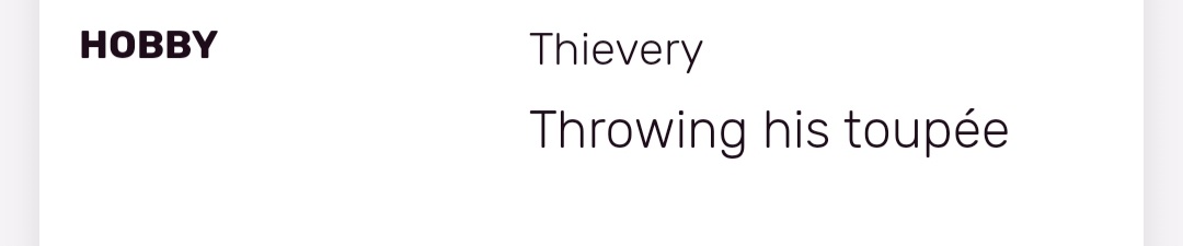 WHO PUT THIS AS MY HOBBY ON VILLAINS WIKI