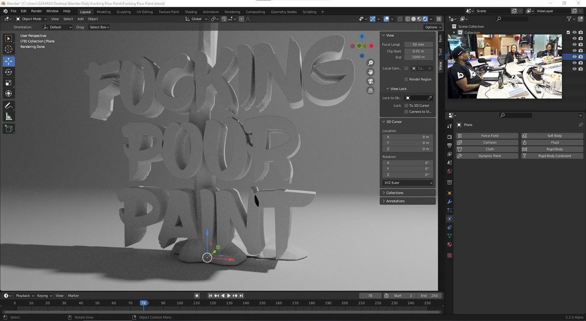 DisruptAppeal's tweet photo. Its starting to come through too. With time the vision of this will start to show more and more. Mean while, we cooking up how to mint #NFT #NFTShilling #CGI #BehindThePaint https://t.co/SAUqSMF0ne