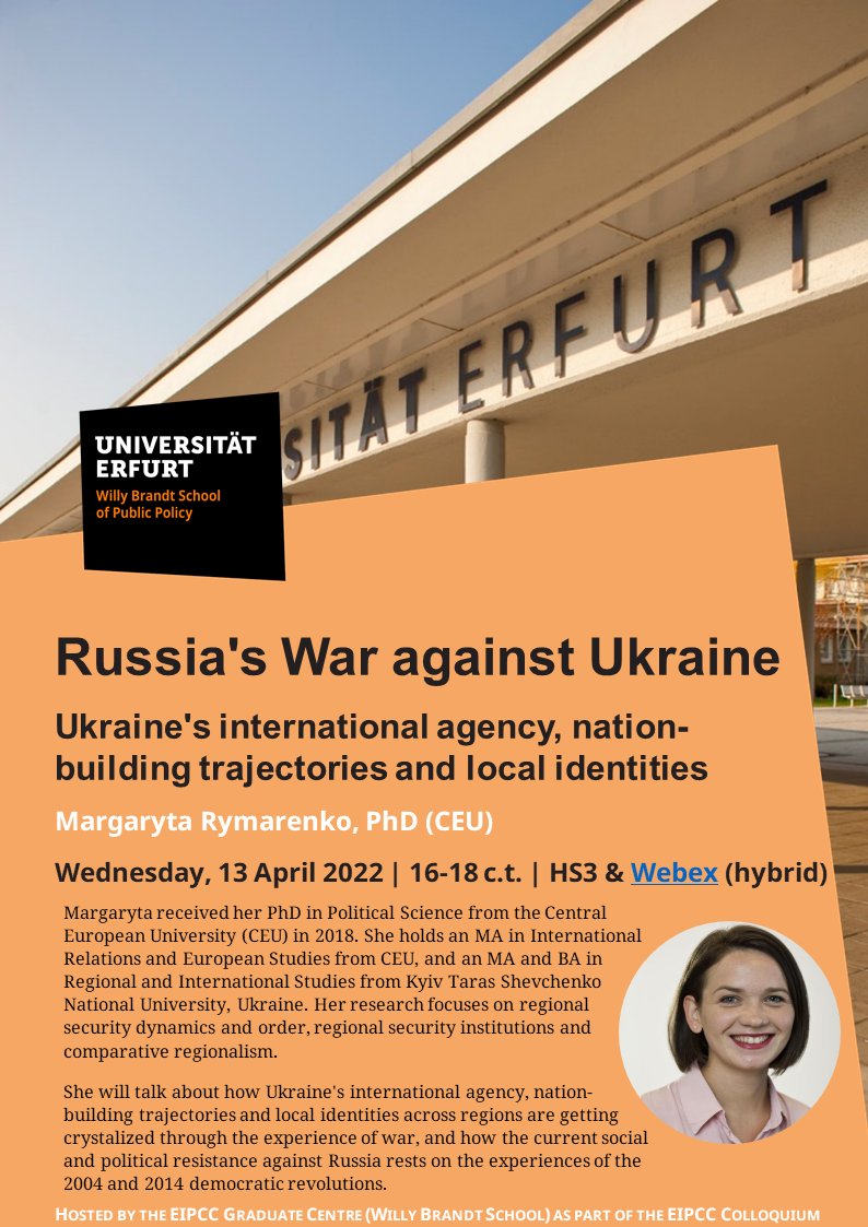 Willy Brandt School of Public Policy @unierfurt tweet media