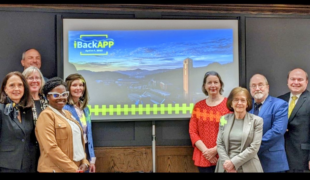 App state Deans showing their Appalachian pride. #ibackapp <a href="/appstate/">Appalachian State</a> @AppAdmissions <a href="/walkercob/">Walker College of Business</a> <a href="/AppstateRCOE/">AppState RCOE</a> <a href="/AppStateCAS/">App State College of Arts and Sciences</a> <a href="/grdschlappstate/">Appalachian State University Graduate School</a> @AppStateFAA <a href="/AppLibraries/">University Libraries</a>