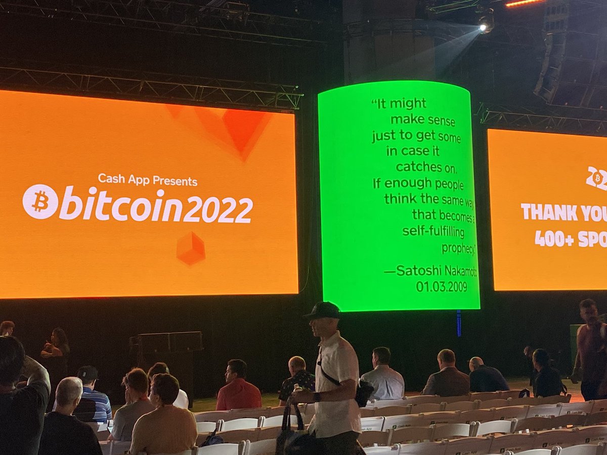At #Bitcoin2022 the largest crypto conference in the world. A perfect forum to evangelize about our democratized real estate protocol.