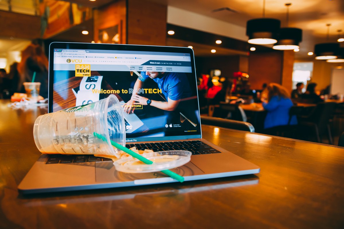 Need new tech?💻Spend $200 on tech in-store this week and get a free Starbucks Grande at Barnes &amp; Noble @ VCU Cafe! 

PLUS, eligible faculty and staff get 0% down on payroll deduction through April 8! Shop in-store or online at vcu.bncollege.com. 💛🖤 #VCU #VCURams