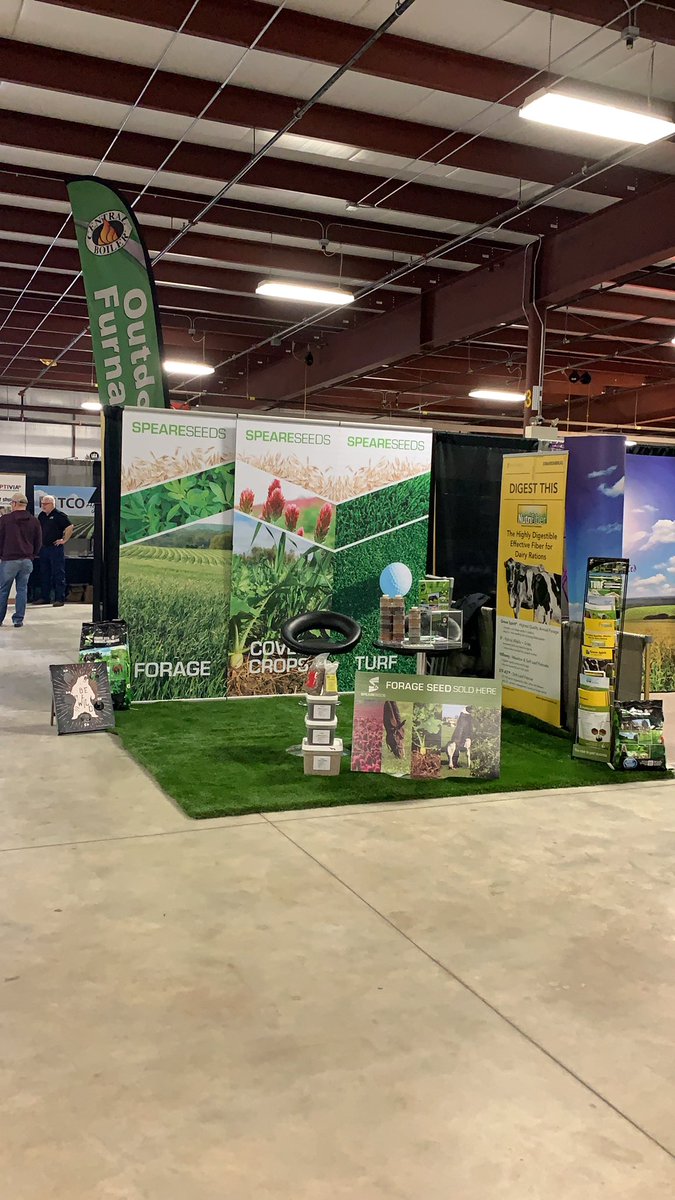 Let the Lindsay Farm Show begin!!  Can’t wait to see you here. #speareseeds #talkingforage #covercrops #turf