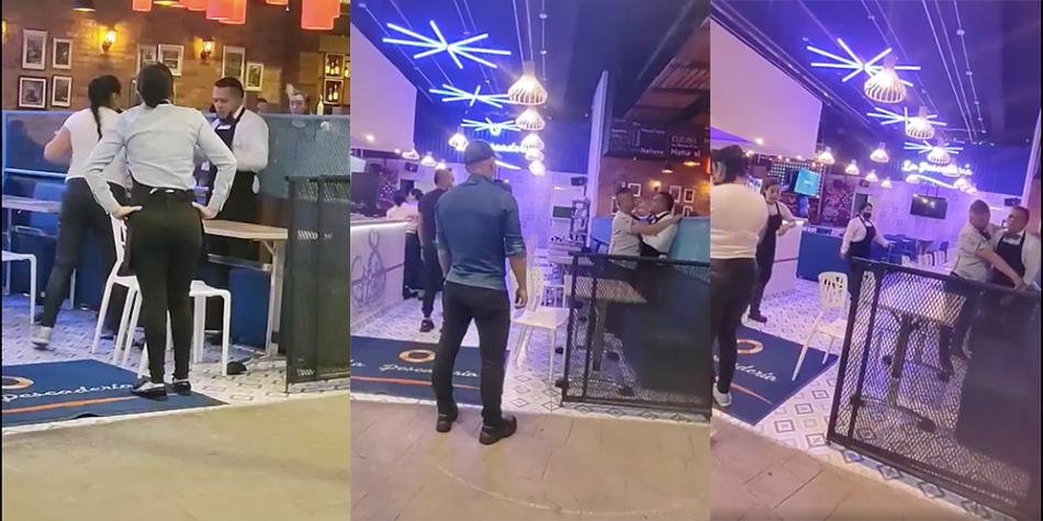 ELTIEMPO's tweet photo. Denuncian presunto caso de maltrato laboral en famoso restaurante de Bogotá.

EL TIEMPO habló con la persona que grabó el video en el que se ve a empleado discutir con su jefe 👉 https://t.co/HmpmzS8Iqg https://t.co/tAX78DpQ0L
