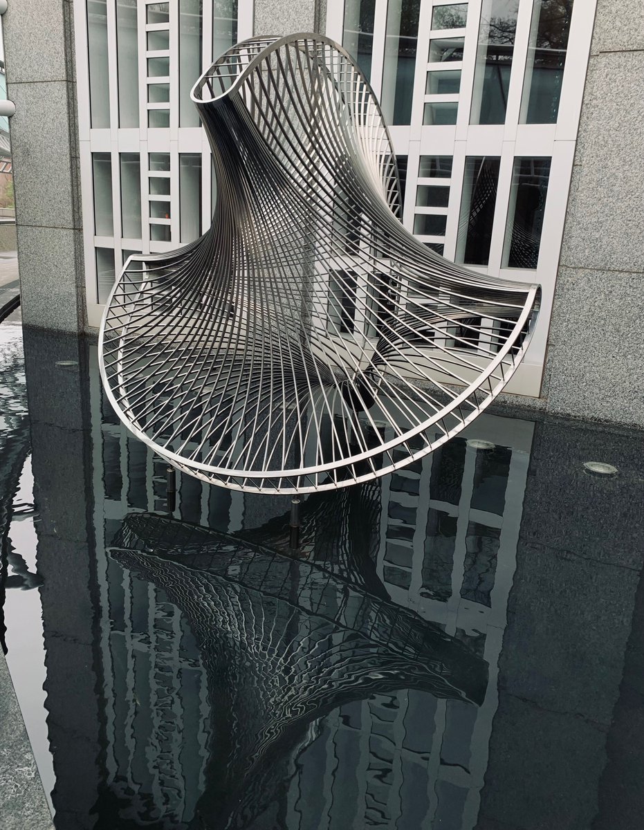 Taking a morning walk in Atlanta (here for the Gathering 4 Gardner) I came across Charles Perry's 1971 sculpture "Early Mace".