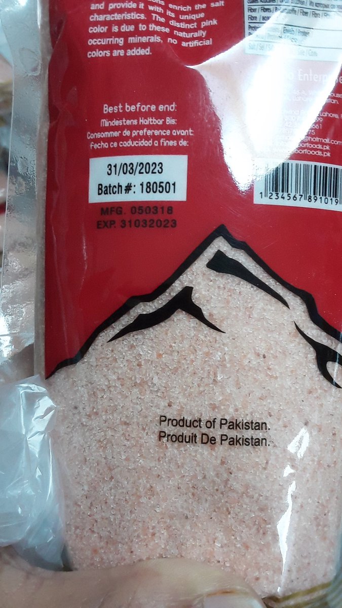 farrahraja's tweet photo. #ProductofPakistan
#Himalayansalt 
Bought in London. https://t.co/jmz8oVjjZz