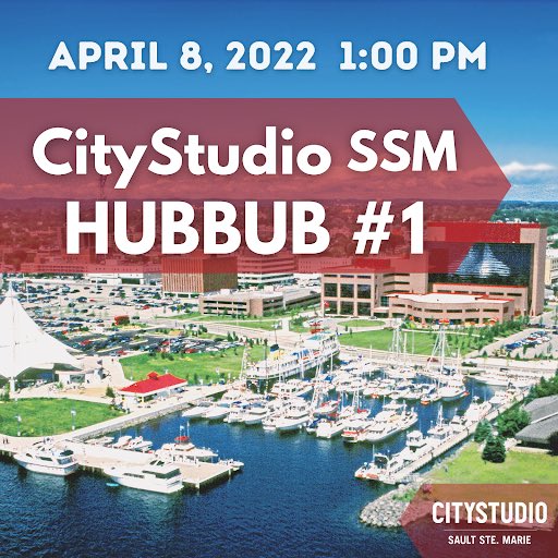 AlgomaU's tweet photo. Don’t miss the CityStudioSSM HUBBUB this Friday @ 1 PM! 

Join this event to celebrate student innovation, and keep your 👀 peeled for a preview of their full project lineup for this semester! 👏

@CityStudioCA @CityStudioVan 
@CityStudioGLB https://t.co/JqtNsaeo1E