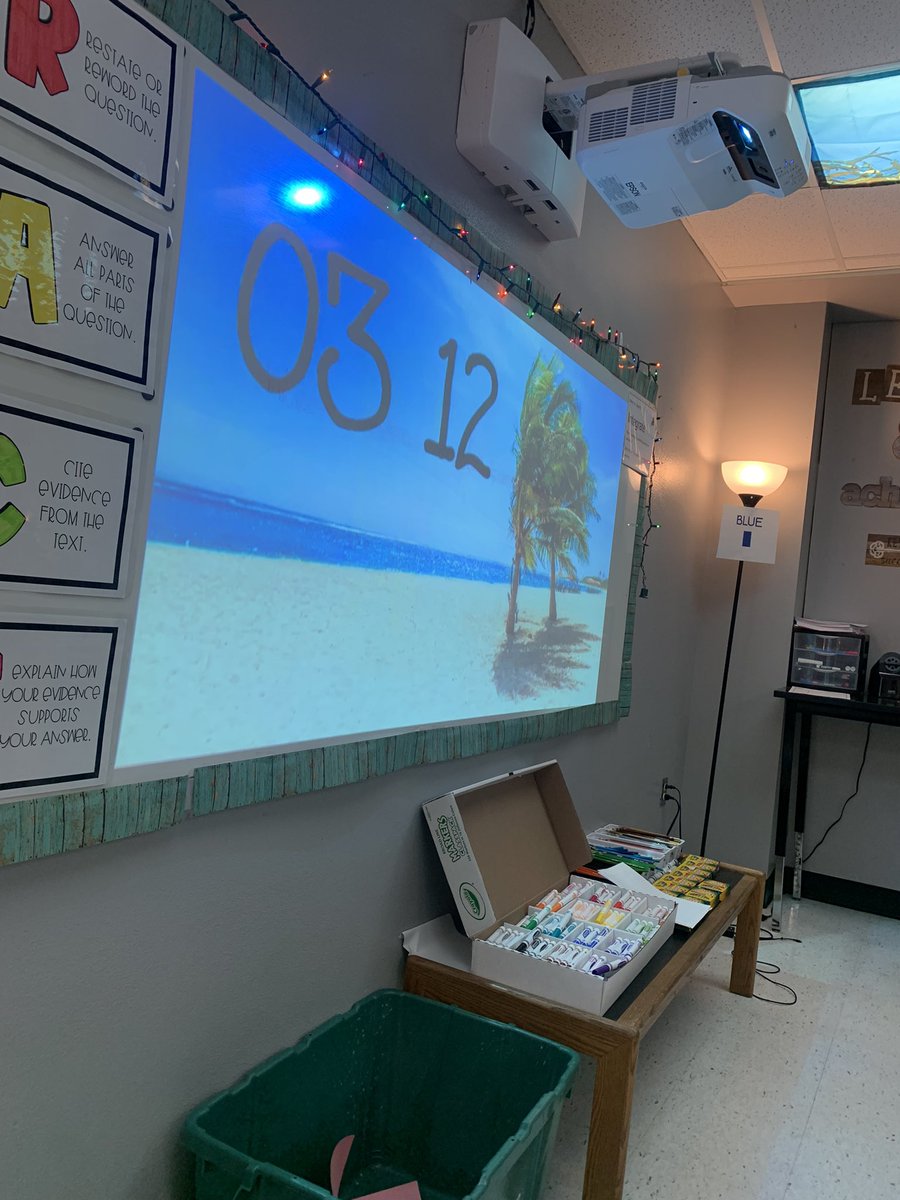 RebersRoom's tweet photo. Addressing mental health while teaching?! Who wouldn’t want to listen to wave crashing while at work?? Talk about relaxing and welcoming!! Keeps the kids focused also!! https://t.co/VJ9Bsd68x5